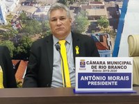 Antônio Morais parabeniza assistentes sociais