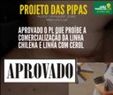 Aprovado por unanimidade o PL do vereador João Marcos Luz que proíbe a comercialização das linhas com cerol e chilena