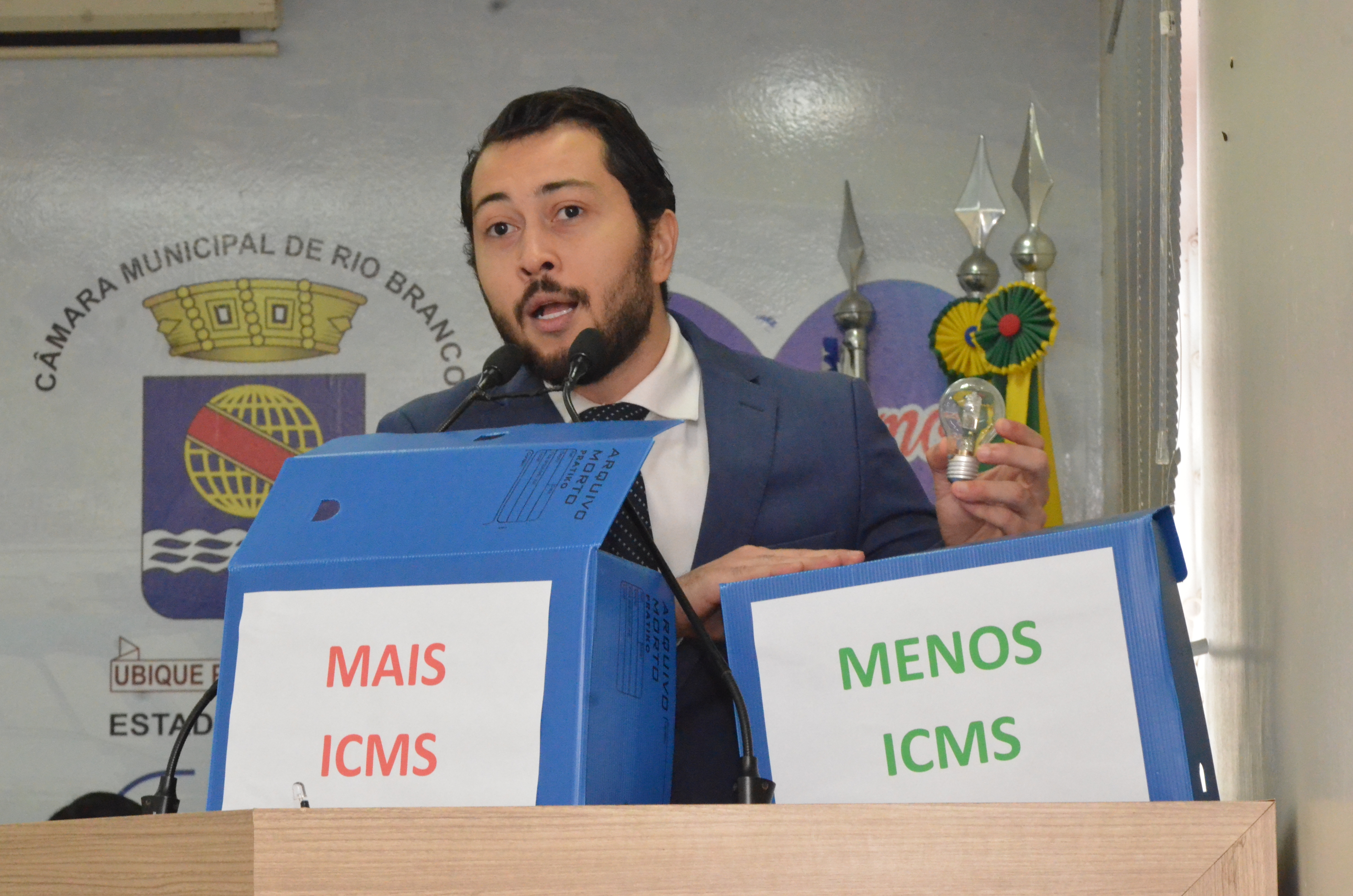 “Hoje o Acre trata energia como luxo! A conta de luz que é cobrada hoje é inconstitucional”, defende Emerson Jarude 