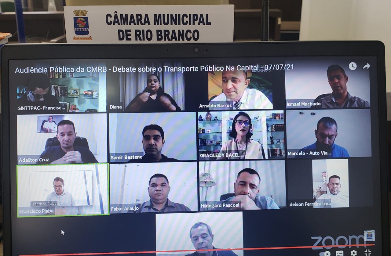 Audiência Pública – Câmara debate situação do Transporte Público em Rio Branco