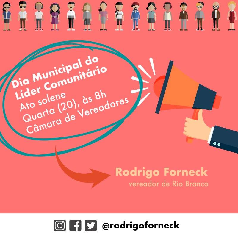 Câmara de Vereadores homenageia líderes comunitários nesta quarta-feira