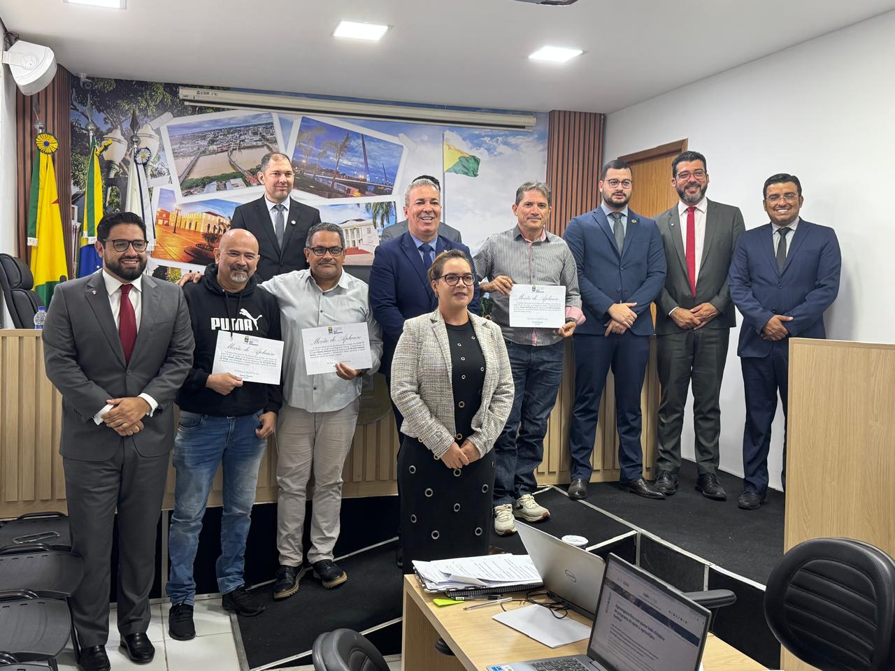 Neném Ameida homenageia com Moção de Aplauso professores da AABB pelo destaque no esporte acreano