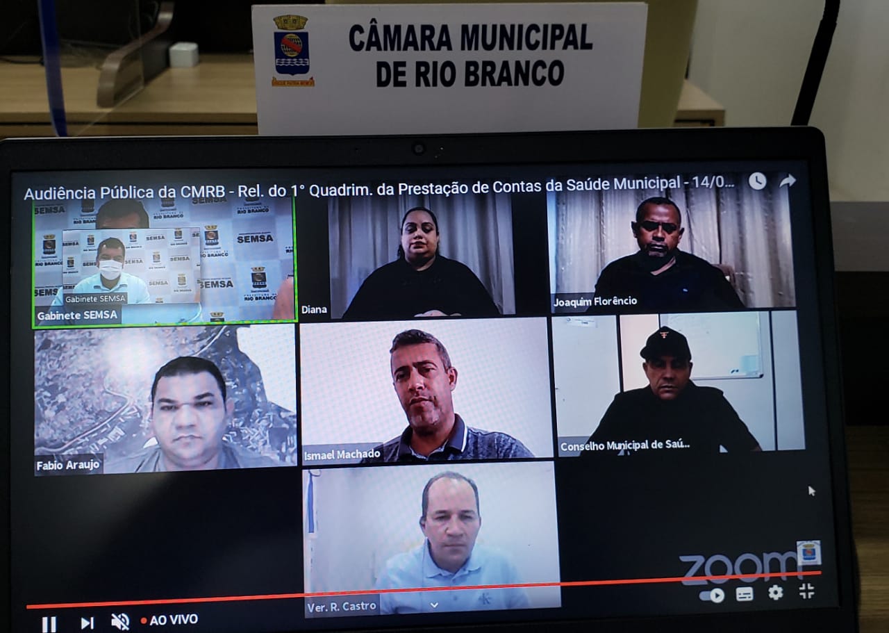 Câmara promove audiência pública para apresentação do Relatório Quadrimestral de Prestação de Contas da Saúde Municipal