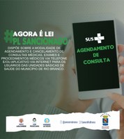 Câmara Sanciona PL que permite agendamentos de consultas por aplicativo
