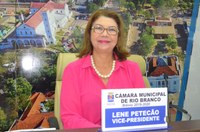 Dia dos vereadores, Outubro Rosa e políticas públicas para as detentas de Rio Branco foram temas da fala de Lene Petecão