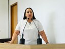 Elzinha Mendonça destaca ser contrária a aprovação de subsídio ao transporte público Elzinha Mendonça destaca ser contrária a aprovação de subsídio ao transporte público