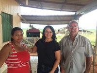 Elzinha Mendonça visita comunidades na Baixa verde