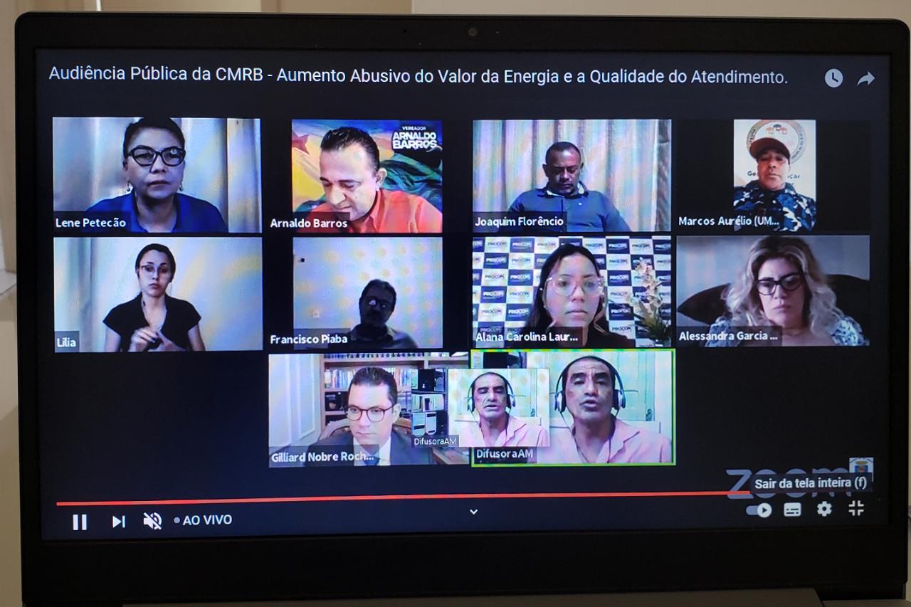 Em Audiência Pública, Câmara de Rio Branco debate preços abusivos praticados pela empresa de energia elétrica ENERGISA no estado do Acre
