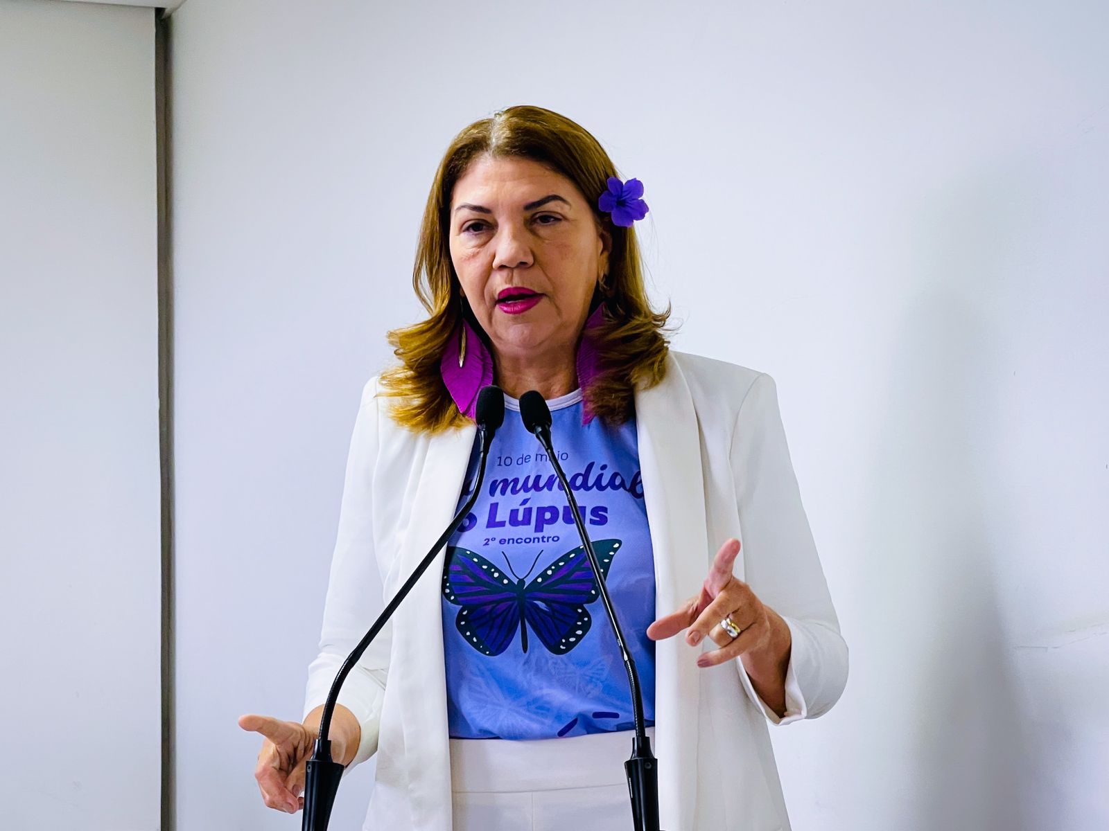 Lene Petecão comemora um ano de vigência da Lei 2.432/22 que criou a Campanha Maio Roxo