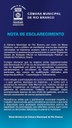 NOTA DE ESCLARECIMENTO