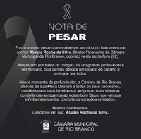 NOTA DE PESAR