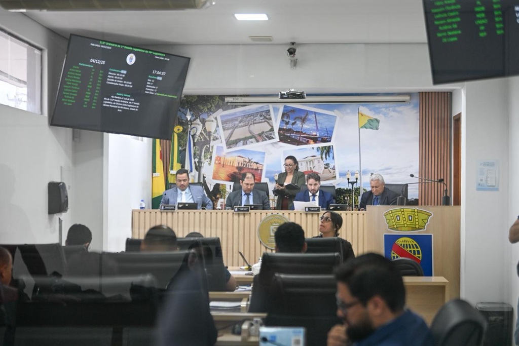 PPA 2026–2029 é aprovado pelos vereadores de Rio Branco