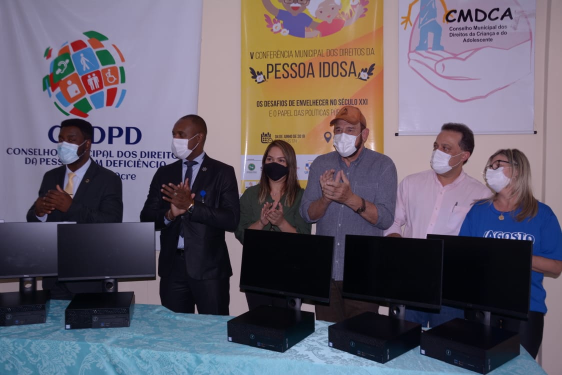 Presidente da Câmara de Rio Branco participa de solenidade de entrega de equipamentos para os Conselhos Municipais da capital