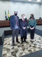 Presidente da Câmara, vereador N.Lima, participa da Sessão Solene de posse do presidente do Tribunal Regional Eleitoral do Acre