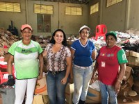 Reciclar para preservar: Vereadora Elzinha Mendonça visita Projeto Catar