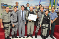 Roberto Duarte entrega Moção de Louvor à guarnições do 2° Batalhão da Polícia Militar de Rio Branco