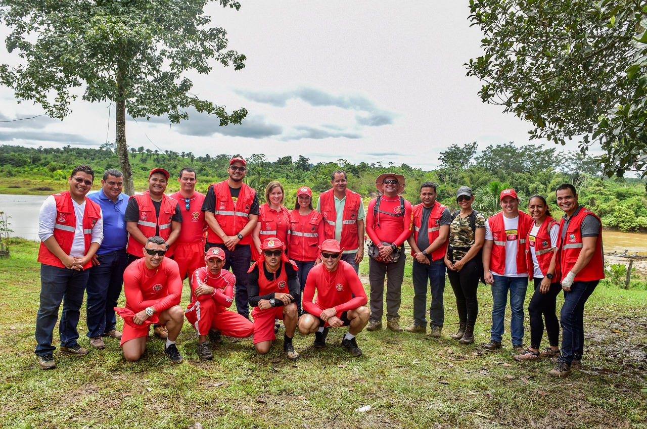 Rodrigo Forneck e Eduardo Farias acompanham atendimentos do Saúde na Comunidade
