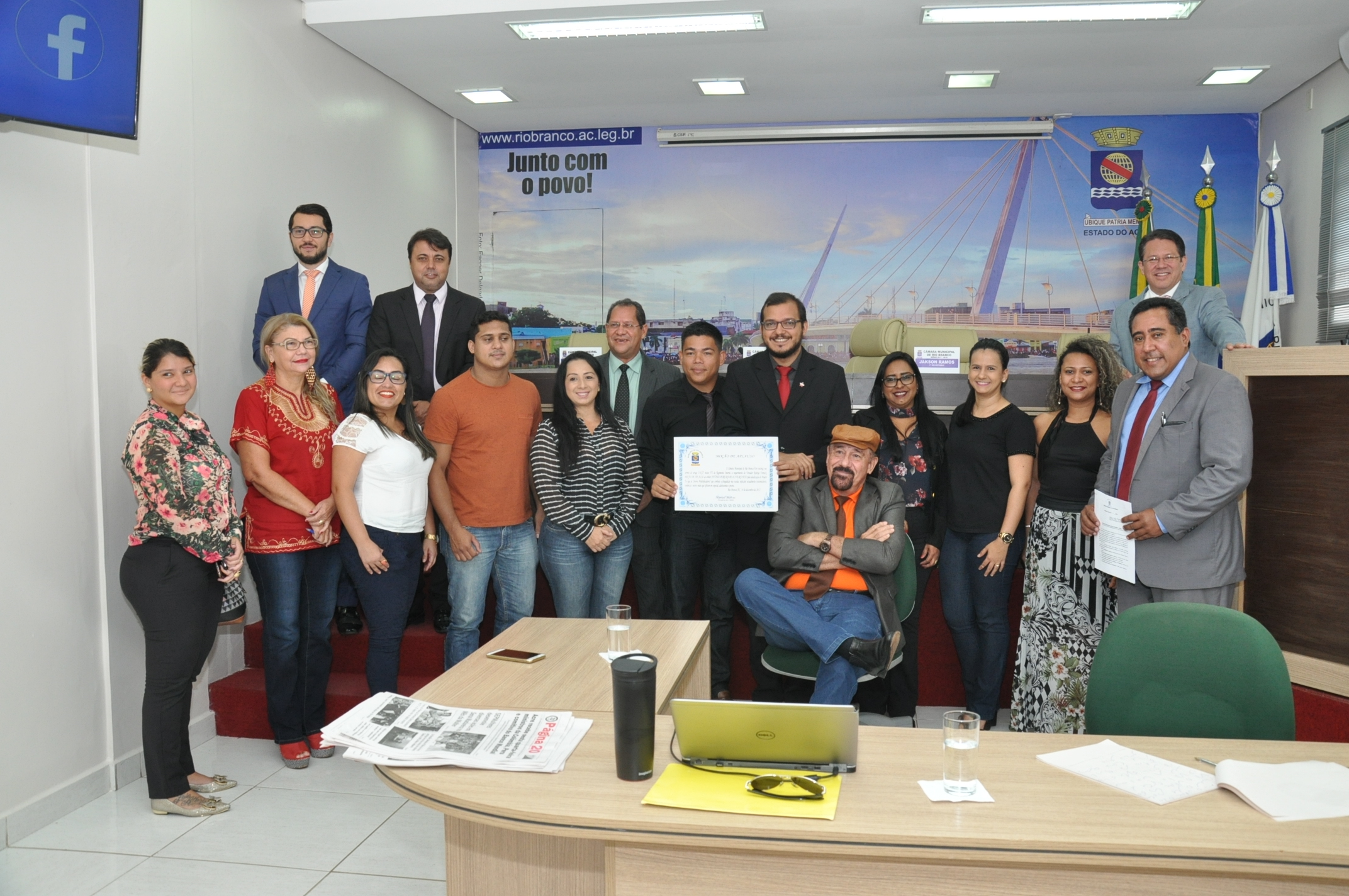 Rodrigo Forneck homenageia Programa de Saúde de Referência Nacional "Se Liga Aí"