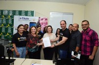 Rodrigo Forneck prestigia assinatura de convênio entre a Prefeitura e o Tribunal Regional Eleitoral