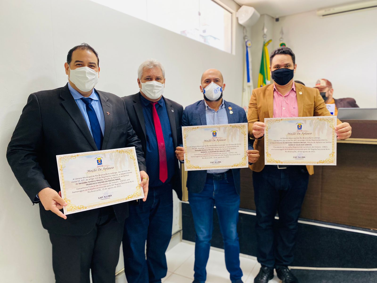 Em alusão ao Dia Nacional do Corretor de Imóveis, Câmara homenageia profissionais do setor 