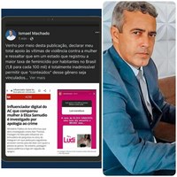Vereador Ismael Machado declara apoio às vitimas de violência contra a mulher 