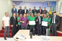 Railson Correia apresenta Moção de Louvor a equipe do DEPASA