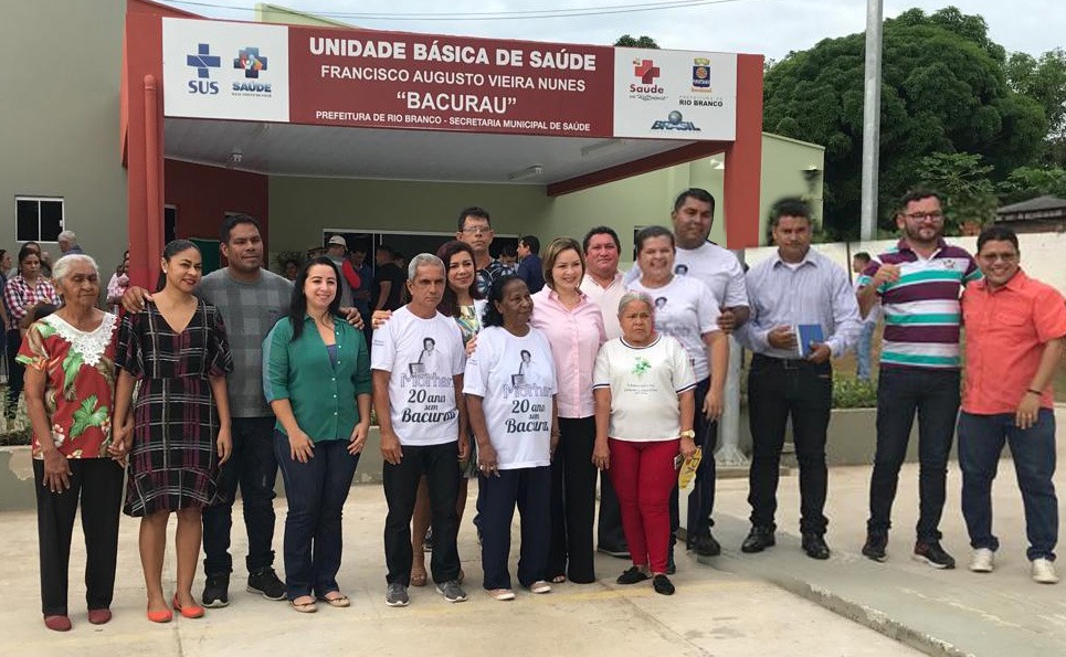 Vereadora Elzinha Mendonça participa da entrega da unidade de saúde Francisco Augusto Vieira Nunes “Bacurau”