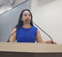 Vereadora Elzinha Mendonça repudia femincidio na tribuna da  Câmara