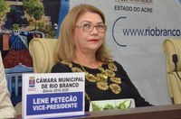Vereadora Lene Petecão Lamenta a morte do enfermeiro George Patrício
