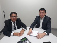 Juruna dialoga com superintendente do Banco do Brasil