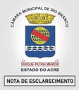NOTA DE ESCLARECIMENTO
