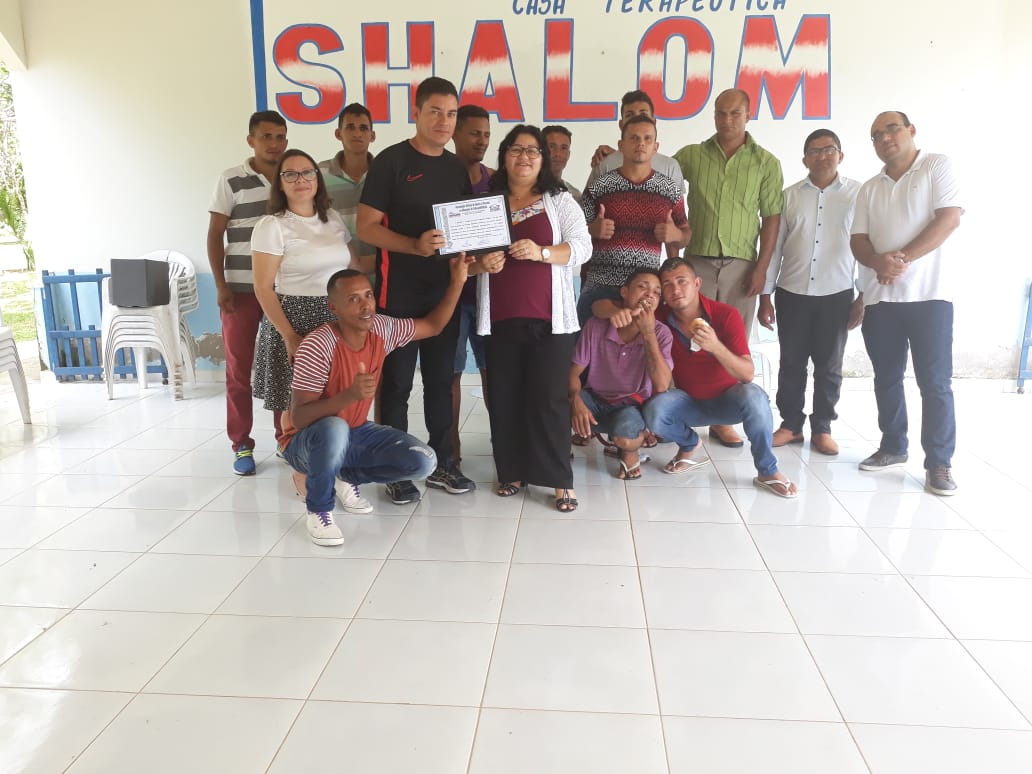 Raimundo Neném comemora a liberação de emenda parlamentar a Comunidade Terapêutica Shalom